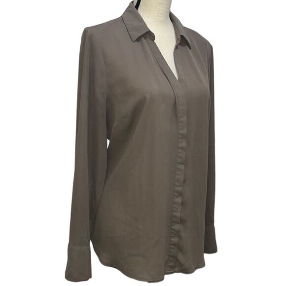 Worthington Long Sleeve Collared Blouse - Picture 3 of 10